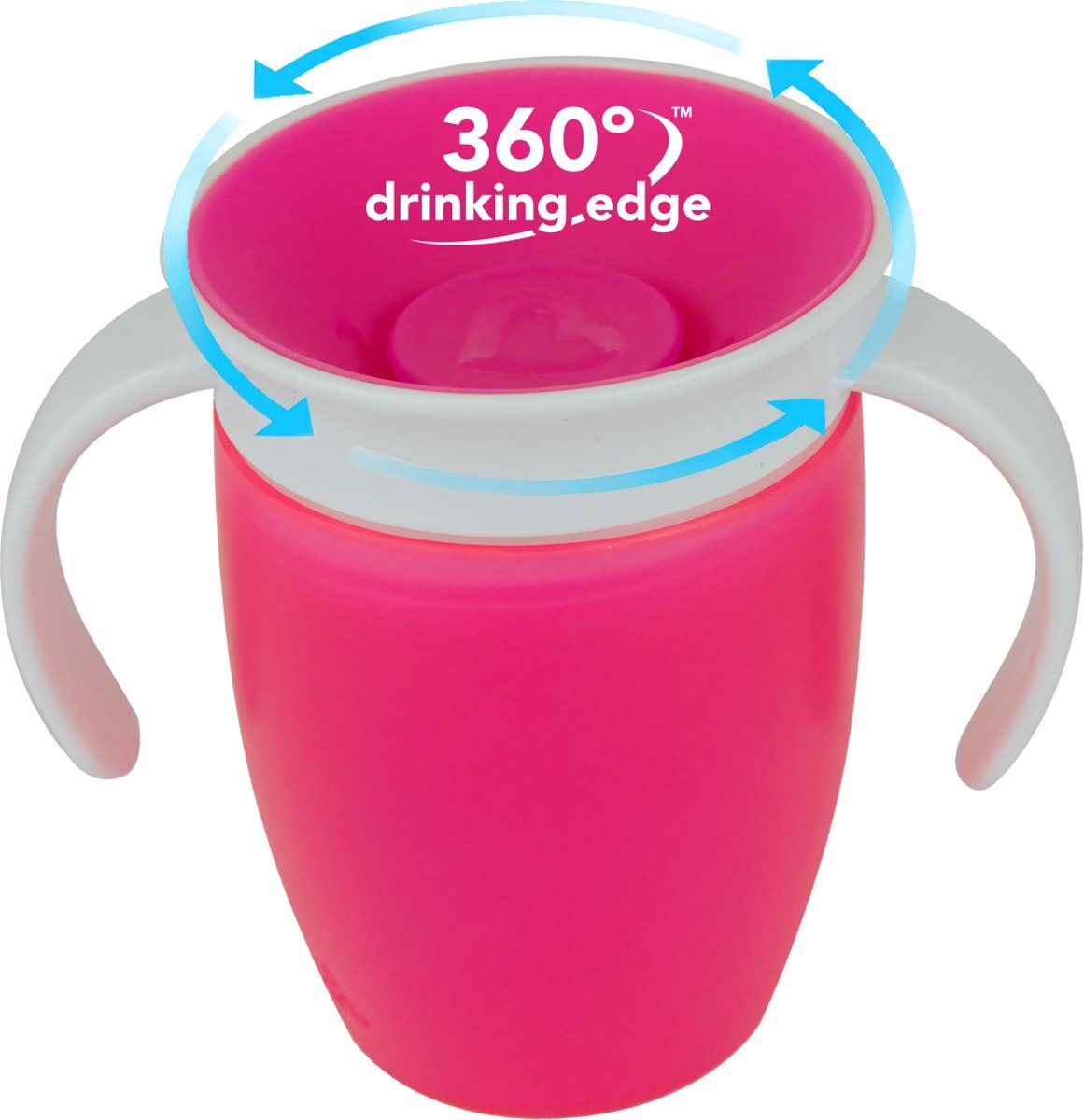 MUNCHKIN Miracle 360 trainer cup/oefenbeker roze