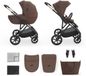 Kinderkraft PRIME 3 Kinderwagen - Bruin