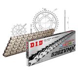 Kettingset DID Kettingset staal 520ZVM-X / 110 klinknagel slot voor Suzuki GS 500 cc bj. 1989-1993