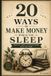 20 Libri GmbH 20 Ways To Make Money While You Sleep Paperback