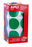 Groene APLI Kids Groene rubberen ringen rond groot XL diameter 833 mm