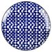 Confusion Platte borden van aardewerk, geometrische decoratie, 6 stuks