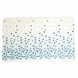 MSV Badmat, microvezel, 45 x 75 cm, blauw