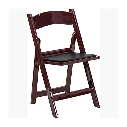 Flash Furniture Hercules™-serie klapstoel - rode mahoniehars - 4 pack 1000 lbs gewichtscapaciteit comfortabele evenementstoel - lichtgewicht klapstoel
