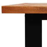VidaXL Eettafel met natuurlijke rand 180x90x75 cm massief acaciahout
