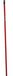 Vileda Steel Stick-borstelstok - 126 cm - Rood