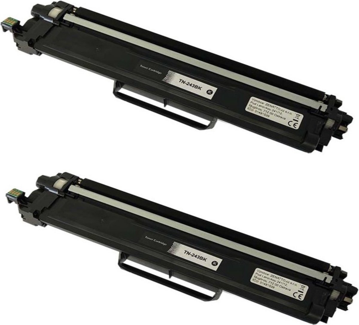 InktDL Compatible Dualpack XL Toner cartridges Zwart voor Brother TN-243K | Geschikt voor DCP-L3510CDW, DCP-L3550CDW, HL-L3230 CDW, HL-L3270CDW, MFC-L3710CW, MFC-L3730CDN, MFC-L3750CDW en MFC-L3770CDW