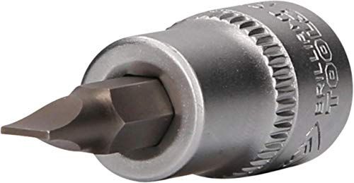 BRILLIANT TOOLS BT021860 3/8" sleufkopbitdop, 0,8 x 5,5 mm [KS TOOLS]