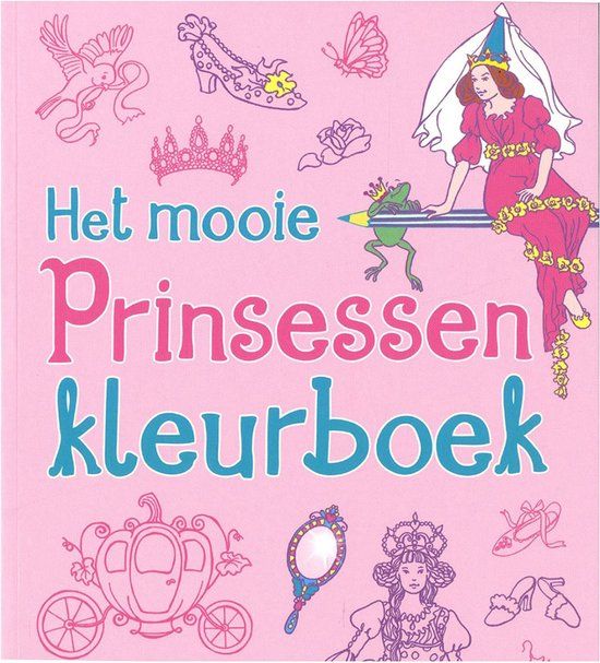 Het mooie prinsessen kleurboek - Roze - 4-8 jaar - 64 pagina's