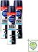 Nivea Men Invisible Black & White Vaporisateur Actif - 3 x 250 ml