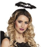 Merkloos Boland Duistere engel verkleed diadeem/tiara