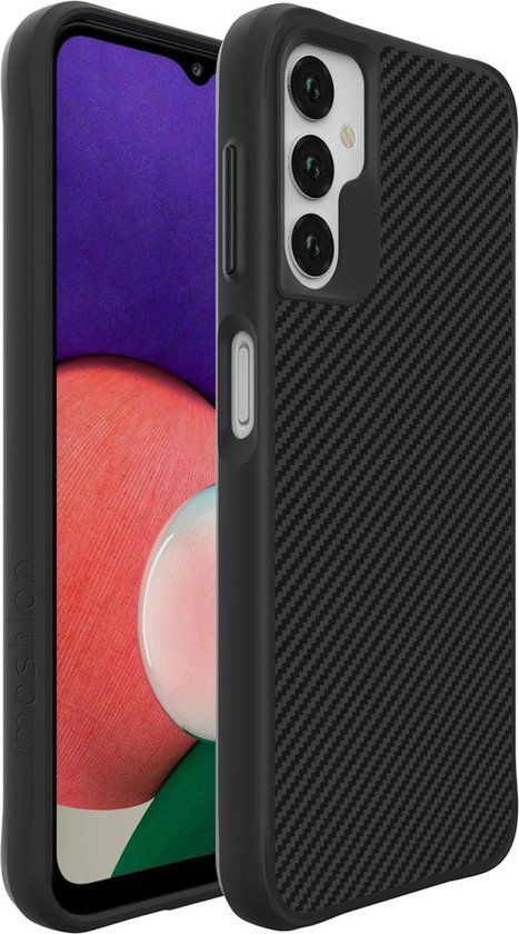 iMoshion Hoesje Samsung Galaxy A14 (5G) - Rugged Hybrid Carbon Case - Zwart