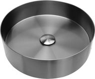 Differnz lavabo 40x40x11cm inox gunmetal