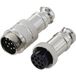 TRU COMPONENTS TC-13895628 Connecteur rond Prise, Contact femelle Nombre total de pôles : 10 Série (connecteurs circulaires) : GX16 1 jeu(x)