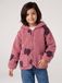 VERTBAUDET Sherpa Meisjes Vest met Capuchon en Bloemenprint Zachtpaars