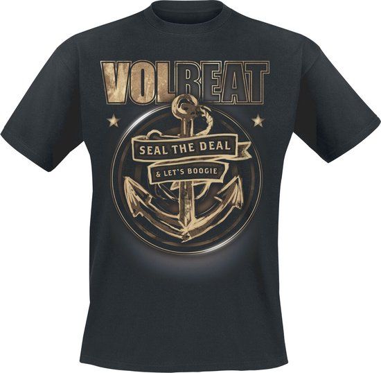 Volbeat Anchor Unisex T-shirt - Zwart - XL