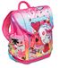 Mitama UPSIDE MUSIC LOVER, roze - rugzak met dubbel vak, waterdicht, zakhouder, meerdere binnenzakken, ergonomische schouderbanden - rugzak voor basisschool voor meisjes, Roze, Eén maat, school