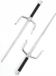 Bristol Novelty Ninja wapens dolken - verkleedaccessoires - 2x stuks - plastic