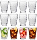 Cosy&Trendy Cosy Moments Verres à boire Mirrors - 12 pièces - 390 ml - Transparent - Verre