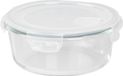MagicHome Bewaarbak, rond, glas, 950 ml, met deksel en ontluchtingsventiel