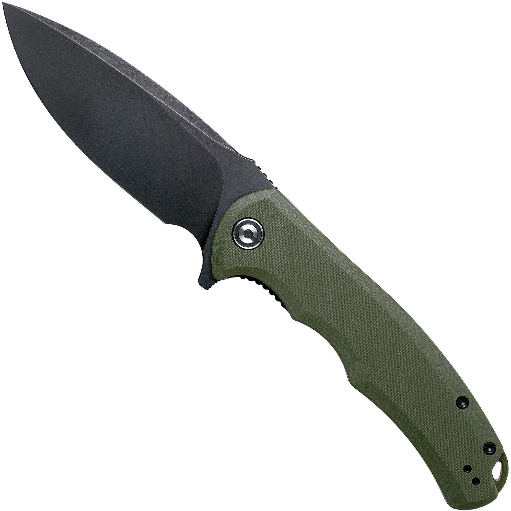Civivi Praxis C803F Black, OD Green G10 zakmes - 2023 Model