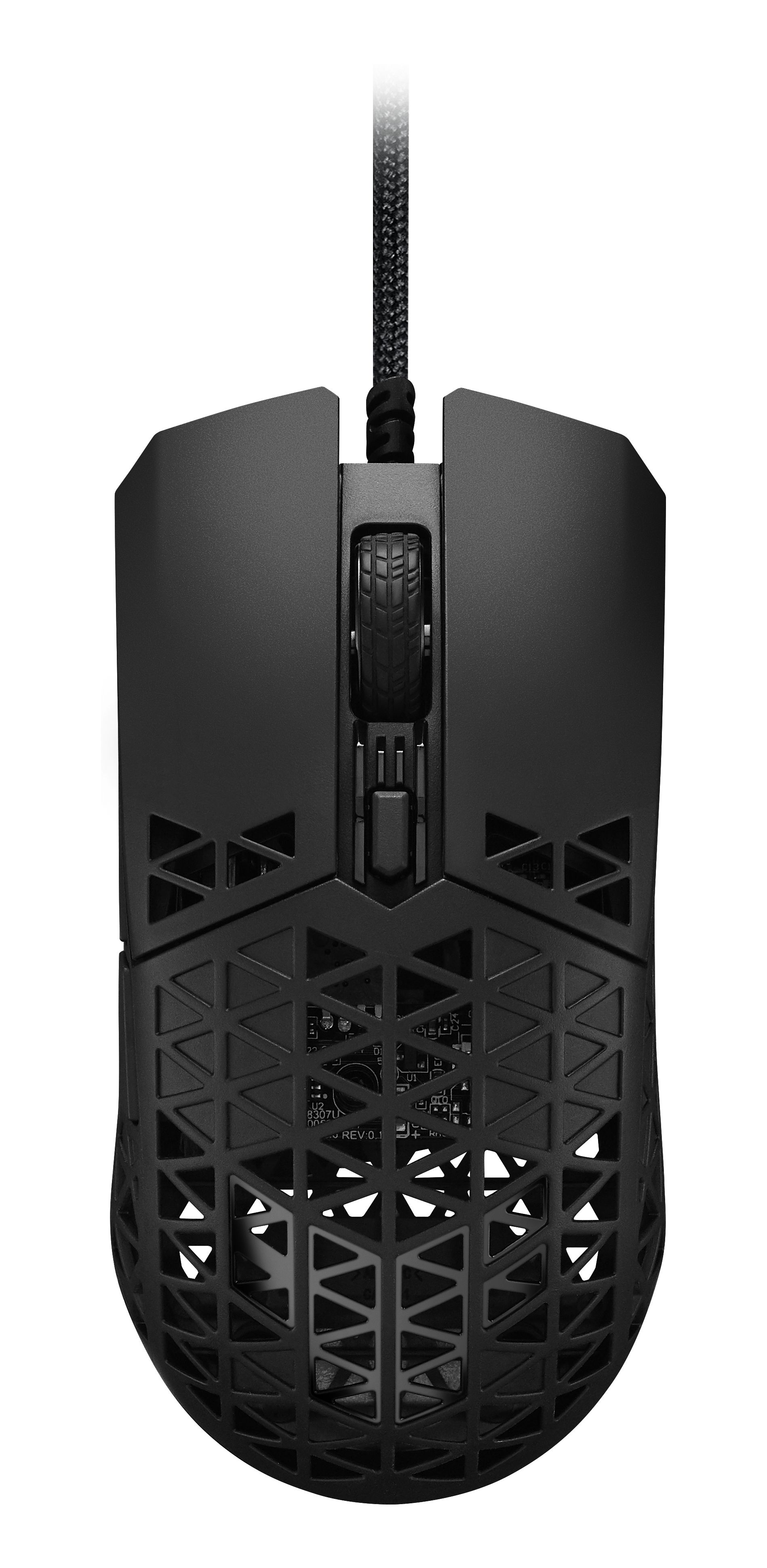 ASUS TUF Gaming M4 Air Gaming Muis Ambidextrous Optisch 16000 DPI Zwart