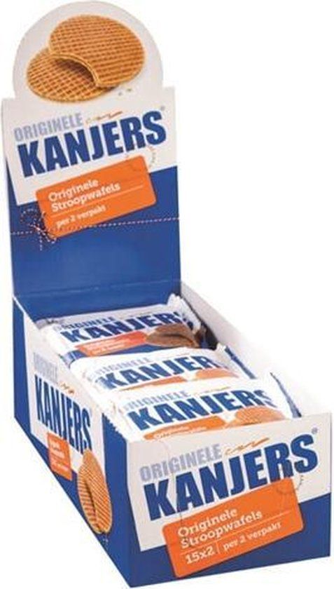 Kanjers - Orginele Stroopwafels - 15x 2 stuks
