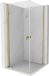 Mexen Mist-B Duo douchecabine scharnierend 90 x 90 cm, transparent, or