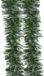 Decoris Guirlandes de Noël - 3 pièces - vert jade - 270 cm
