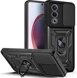 Techsuit Hoesje geschikt voor Oppo A80 5G - Camshield Back Cover - Zwart