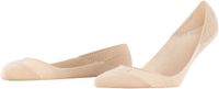 FALKE Step Medium Cut Box met siliconen op de hiel katoen footies dames beige - maat 39-40
