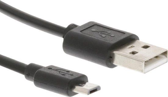 Valueline USB naar Micro USB Kabel - 1 meter - Zwart