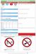 Exacompta - Ref. 67130E - 1 plastic paneel met verplichte arbeidscode vermeldingen - Paneel afmeting : 40 x 60 cm