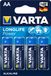 Varta Longlife Power AA - Pile - 4 pièces