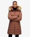 Superdry Fuji Jas Met Capuchon En Imitatiebont Dames Gewatteerde Jas