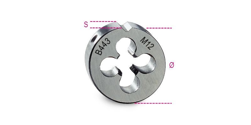 Beta Snijplaten, fijne spoed, metrische draad HSS 443 14X150