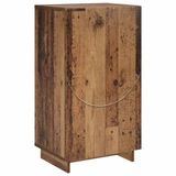 vidaXL Schoenenkast Bewerkt hout Oud hout 48 x 38 x 87,5 cm
