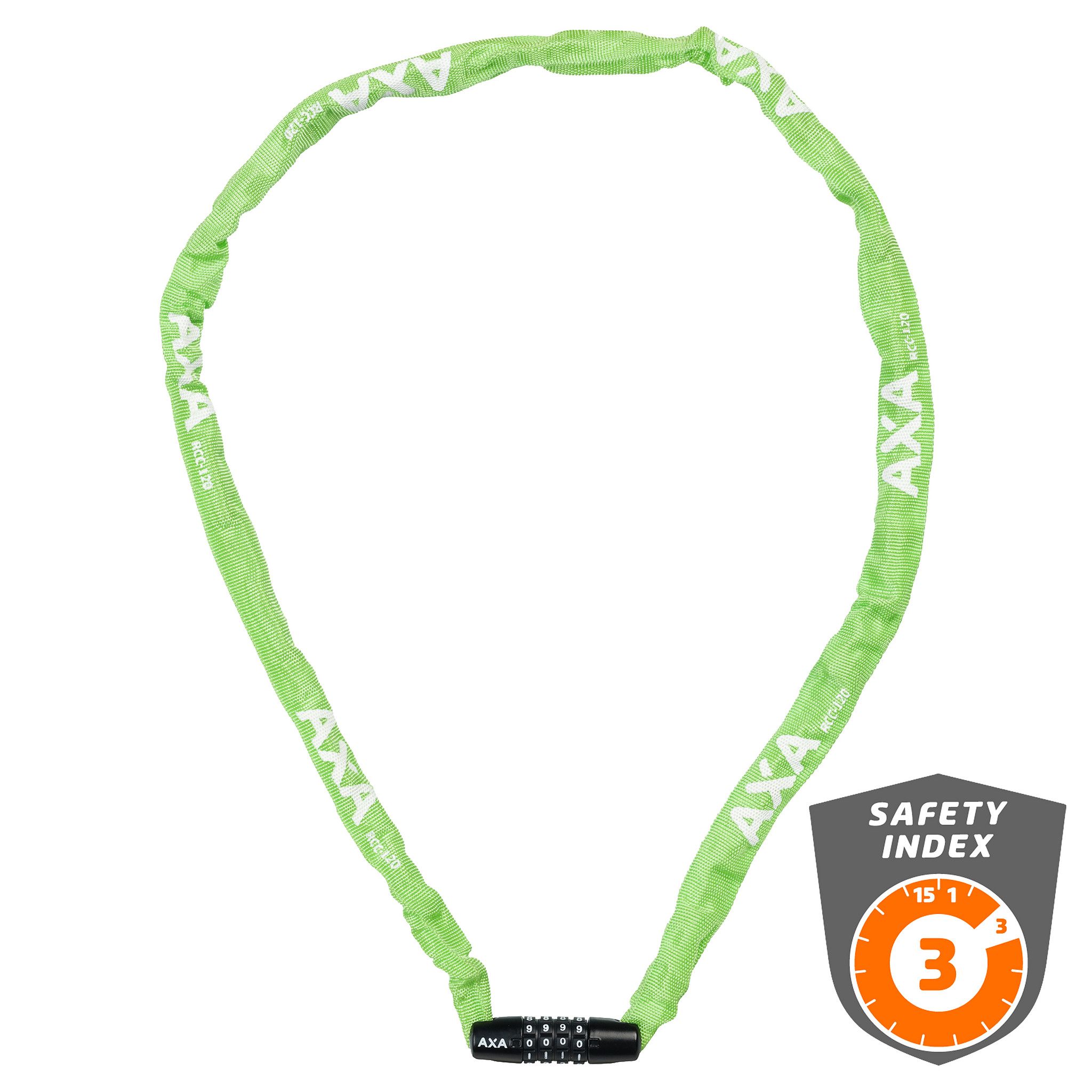 Axa Slot ketting rigid rrc 120 x 3 - Groen