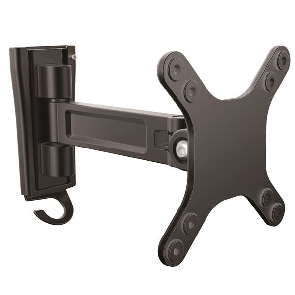 StarTech.com Muurbeugel - Scharnierend - Monitor/TV Arm - 13"-27" - 15kg - Zwart