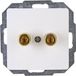 Kopp 921502009 Prise haut-parleur HK05 Arctique-blanc 1 pièce(s)