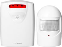 ORNO Draadloze Bewegingsmelder met alarm - Bewegingssensor IP44 waterdicht - Wit