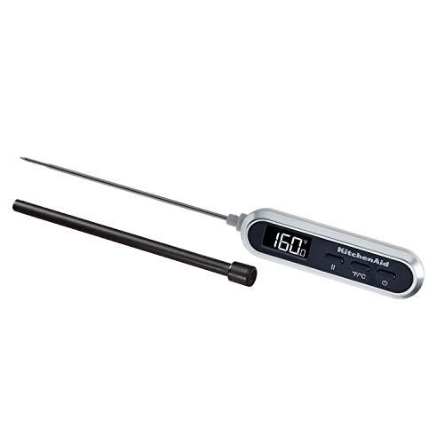 KitchenCraft KitchenAid Backlit Digital Instant Kitchen Thermometer, -20° to 250°C Range