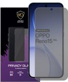 MobyDefend Screenprotector - Matte Privacy Glass - Geschikt voor Oppo Reno15