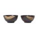 Ferm Living Bol Koyo lot de 2 Brun foncé-buff, Ø8,5x4,5 cm