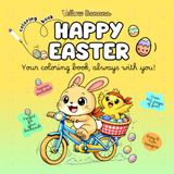 Easter Coloring Book for Kids: 100+ Pages with Bunny, Egg and Chick Coloring Pages, Activities and Games, Easy and Fun Designs, Holiday Activity Book