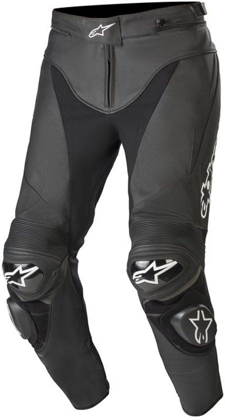 Alpinestars TRACK V2 ZWART LEREN MOTORBROEK 50