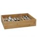 5Five Bac en bois - Organiseur - Bambou - 32 x 24 x 7 cm