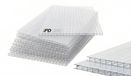 Plaques de serre en polycarbonate - 4 mm double paroi - transparent