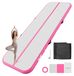 StarTech Opblaasbare gymnastiekmat - Airtrack turnmat - 300 x 100 x 10 cm - Antislip oppervlak - Geschikt voor training, turnen en yoga - 600-watt elektrische pomp - Reparatieset en draagtas - Roze