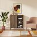 en.casa Commode Lukkodso 82x75x30 cm walnootkleurig